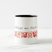 Koffie-Mok met Pyrex-vriendschapsontwerp Tweekleurige Koffiemok (Center)