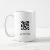 Koffie Mok met QR code (Links)
