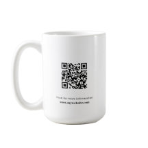 Koffie Mok met QR code