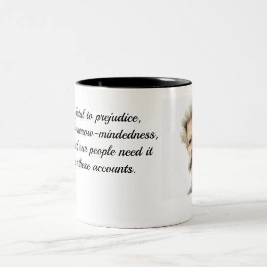 Koffie Mok met quote over reizen door Mark Twain (Center)