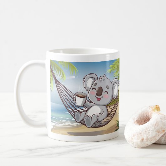 Koffie Mok met Schattigee Koala (Met donut)