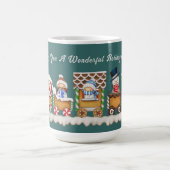 Koffie Mok met Schattigee peperkoek trein (Center)