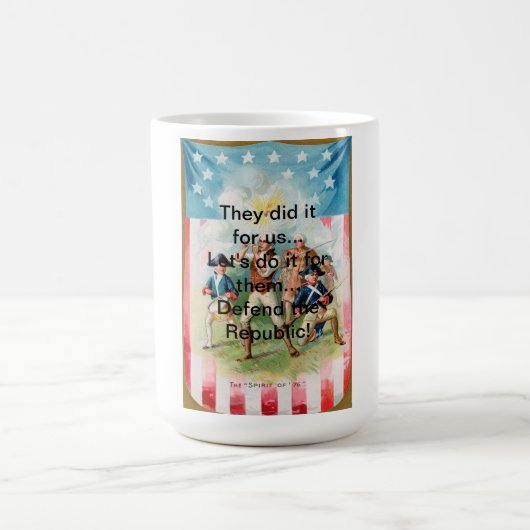 Koffie Mok met SPIRIT 76 Ze deden het voor ons (Center)