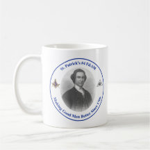 Koffie-mok met St. Patrick's #4 logo aan beide zij