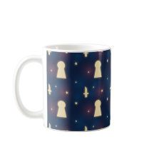 Koffie Mok met Sterrennacht Knife Keyhole Pattern