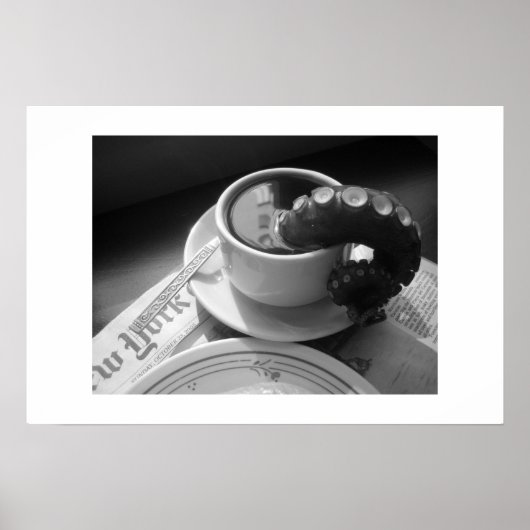 Koffie-mok met tentakel poster (Voorkant)