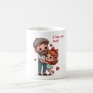Koffie mok met toewijding voor papa.