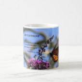 koffie-mok met vlinder...inhoud koffiemok (Center)