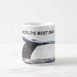 Koffie mok met walvis fluke