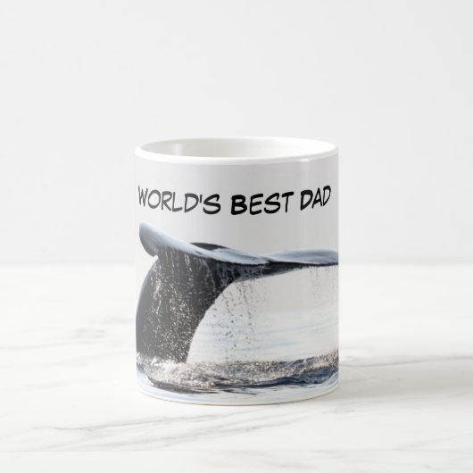 Koffie mok met walvis fluke (Center)