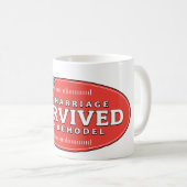 Koffie-Mok - Mijn huwelijk heeft mijn verhuizing o Koffiemok (Voorkant rechts)