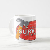 Koffie-Mok - Mijn huwelijk heeft mijn verhuizing o Koffiemok (Voorkant links)