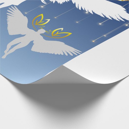 Koffie mok: Mooie en gracieuze engelen Cadeaupapier (Hoek)