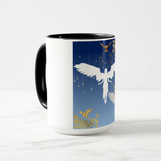 Koffie mok: Mooie en gracieuze engelen Mok (Voorkant links)