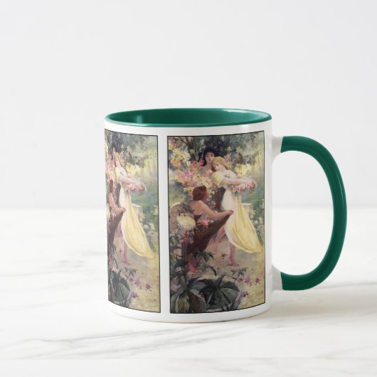 Koffie Mok: Mucha - Spirit of Spring Mok (Rechts)