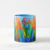 Koffie-Mok-Murano Glass Oranje Mok (Midden)