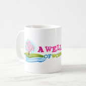 Koffie-Mok of Mok met warme chocolade (Voorkant links)