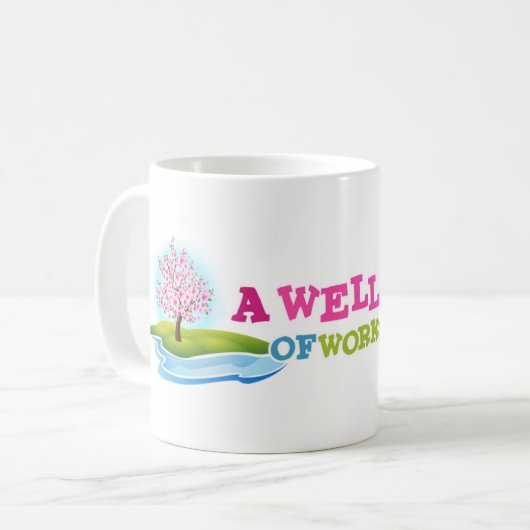 Koffie-Mok of Mok met warme chocolade (Voorkant links)