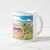 Koffie-mok om je dag geweldig te maken! grote koffiekop (Voorkant rechts)