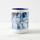 Koffie-Mok: Oorspronkelijke zijdeschildering door Mok (Midden)