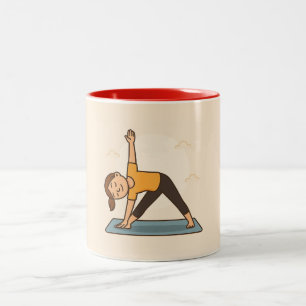 Koffie Mok op Yoga Dag