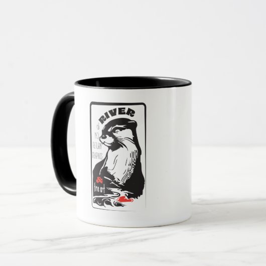 koffie-mok otterrivier mok (Voorkant links)