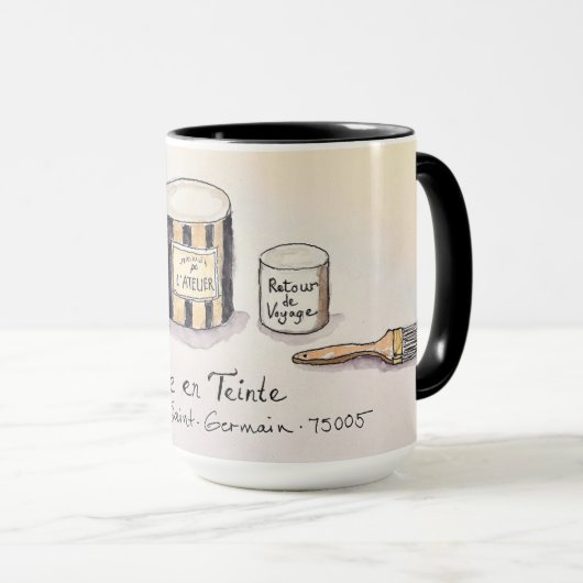 Koffie Mok, Parijse verfwinkel Mok (Voorkant rechts)