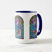 Koffie mok Peace-on-Earth Pre-Raphaelite Kerstmis (Voorkant rechts)