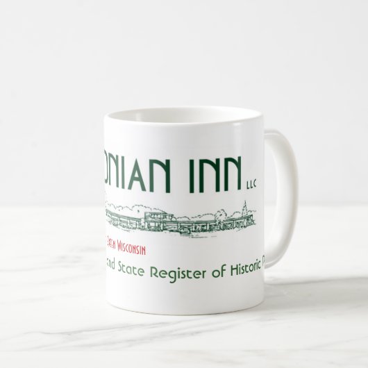 Koffie-mok - plaats van bestemming koffiemok (Voorkant rechts)