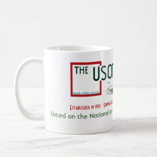 Koffie-mok - plaats van bestemming koffiemok (Links)