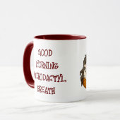 Koffie Mok (Pterodactyl adem) (Voorkant links)