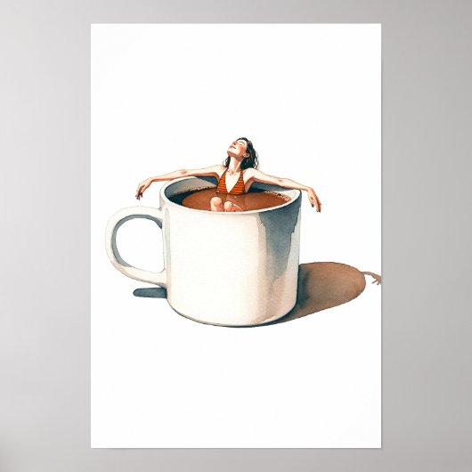 Koffie Mok Retreat Poster (Voorkant)