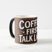 koffie Mok | Retro Typografie Koffieliefhebber (Voorkant links)
