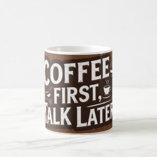 koffie Mok | Retro Typografie Koffieliefhebber