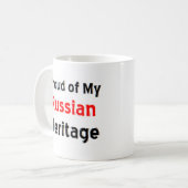 koffie - mok russisch erfgoed (Voorkant links)
