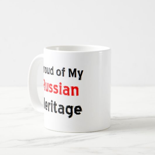 koffie - mok russisch erfgoed (Voorkant links)