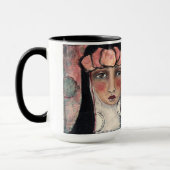 Koffie Mok Saint Roos van Lima God is liefde (Links)