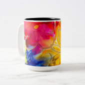 Koffie-Mok Tea Cup Lovitude BE Tweekleurige Koffiemok (Voorkant links)