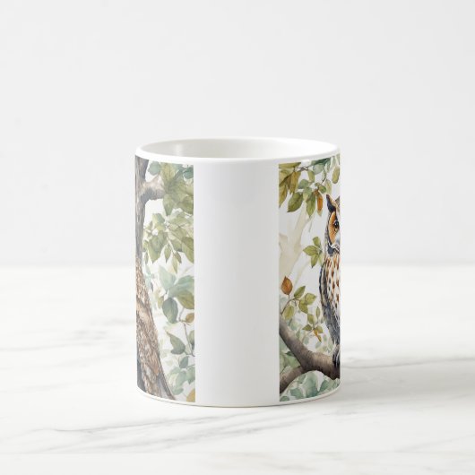 Koffie Mok Uil Ontwerp (Center)