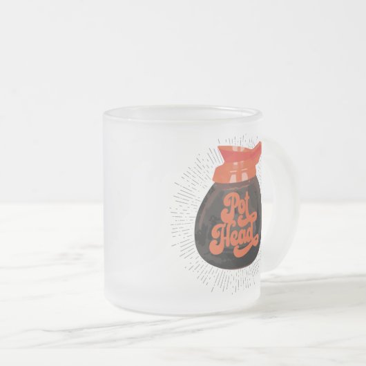 (Koffie) Mok van kattenkopglas (Voorkant rechts)