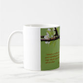 Koffie-mok:  Verfijn jezelf in de Heer. Koffiemok (Links)