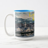 Koffie-Mok (VERLIES IN KILNERRY) Tweekleurige Koffiemok (Links)