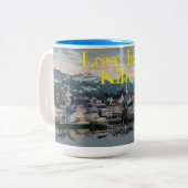 Koffie-Mok (VERLIES IN KILNERRY) Tweekleurige Koffiemok (Voorkant links)