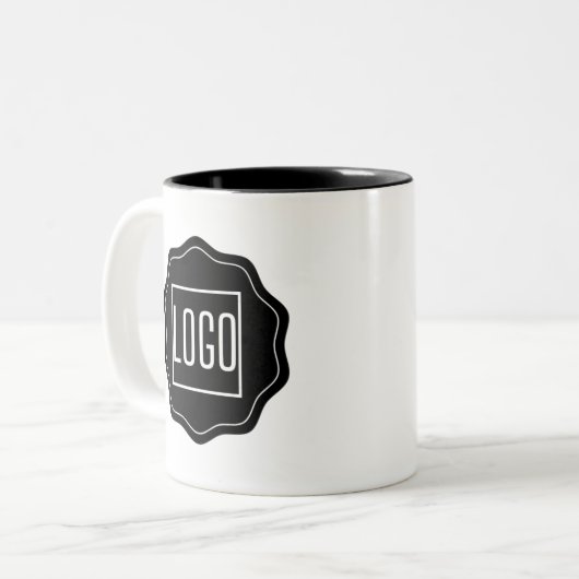  koffie Mok - Voeg uw Logo (Voorkant links)
