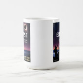 Koffie Mok voor April 8, 2024 Solar Eclipse (Center)