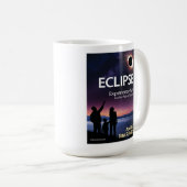 Koffie Mok voor April 8, 2024 Solar Eclipse (Voorkant rechts)