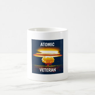 Koffie-Mok voor atoomveteraan met paddenstoelwolk Koffiemok