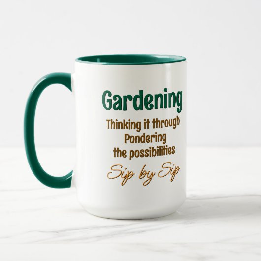 Koffie Mok voor de tuinman (Links)