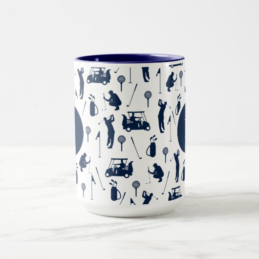 Koffie mok voor een golfer (Midden)