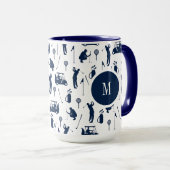 Koffie mok voor een golfer (Voorkant rechts)